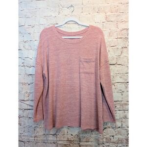 Torrid Super Soft Plush Pink Sweater Top Womens Size 0 Large